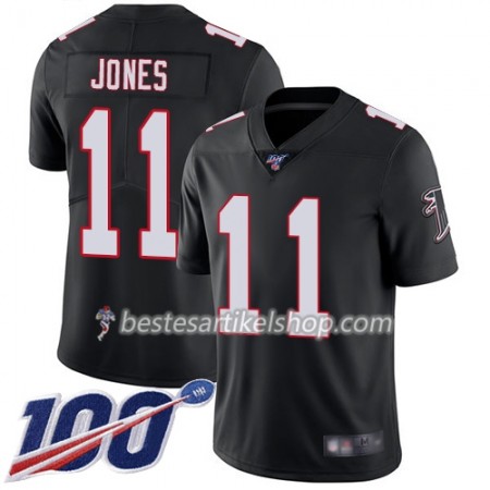 Herren Atlanta Falcons Trikot Julio Jones 11 Nike Schwarz 100th